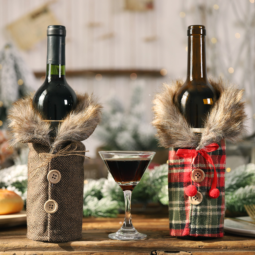 Lüks Noel Şarap Şişesi Kılıfı  - Luxury Xmas Bags incelemesi ve fiyatı